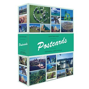 Postcards Album für 200 Postkarten, inkl. 50 festeingebundenen Klarsichthüllen