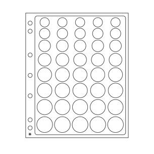 Encap Kunststoffhüllen für 5 Kursmünzensätze, 2er Pack