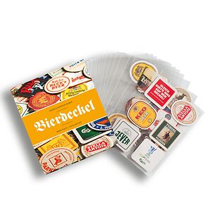 Grande Ringbinder für Bierdeckel, inkl.15 transparenter Hüllen für je 6 Bierdeckel