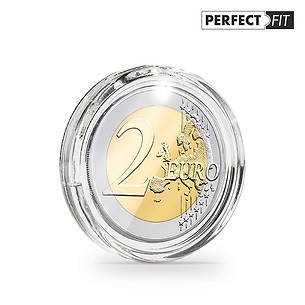 Ultra Perfect Fit Münzkapseln  für 2 Euro (25,75 mm), 10er-Pack