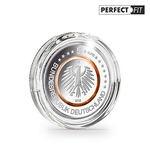 Ultra Perfect Fit Münzkapseln  für deutsche 5 Euro (27,25 mm), 100er Pack