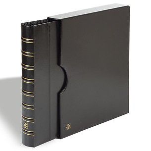 Kanzlei Ringbinder im Classic  Design, inkl. Schutzkassette, schwarz