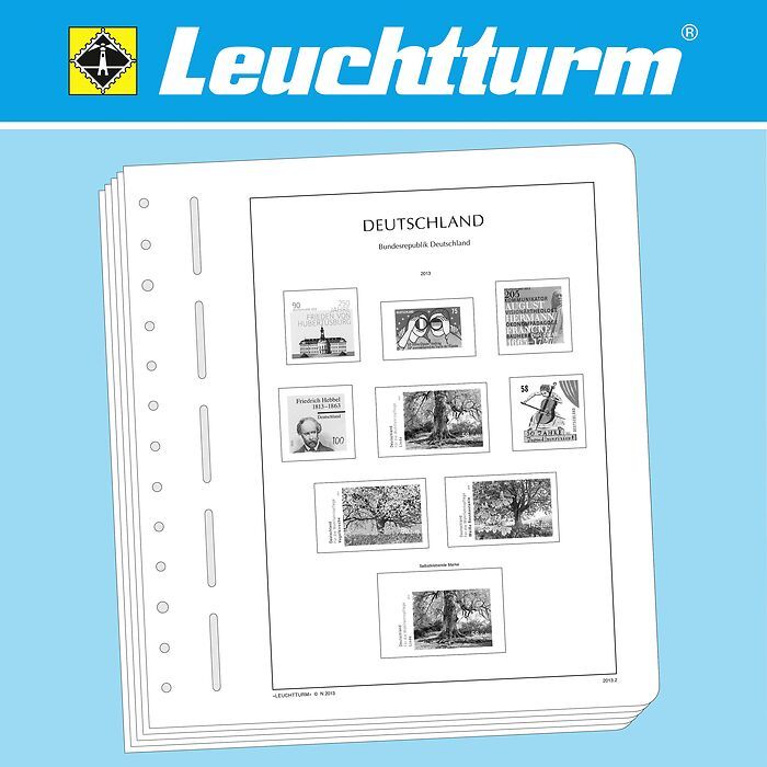 Leuchtturm Memoblätter für Nachtrag Berlin 1980-1984