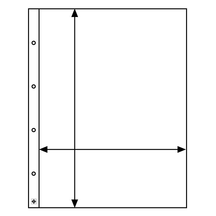 Folio Kunststoffhüllen, 1er Einteilung, glasklar, 5er-Pack