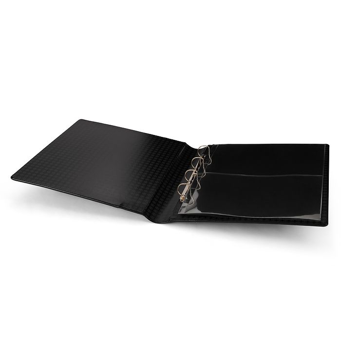 Kanzlei Ringbinder im Classic  Design, inkl. Schutzkassette, schwarz