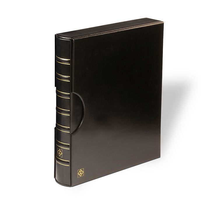 Folio Ringbinder, inkl. Schutzkassette, schwarz