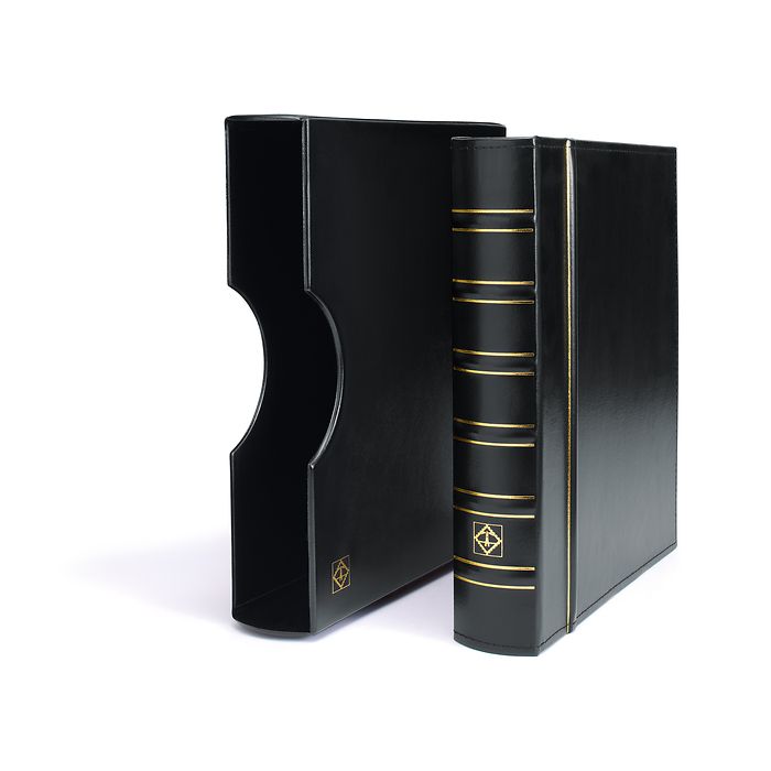 Grande Ringbinder im Classic-Design inkl. Schutzkassette, schwarz