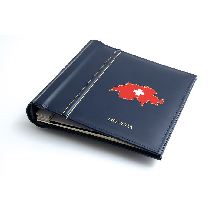 Leuchtturm Vordruckalbum mit Klemmtaschen 'Schweiz 2000-2019', blau