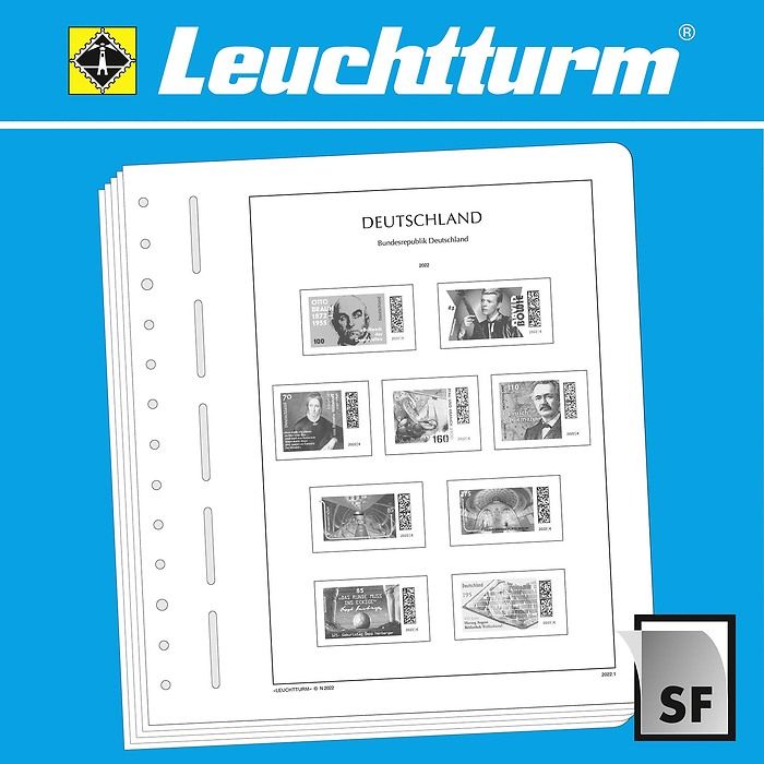 Leuchtturm Nachtrag mit Klemmtaschen Bundesrepublik Deutschland 2009