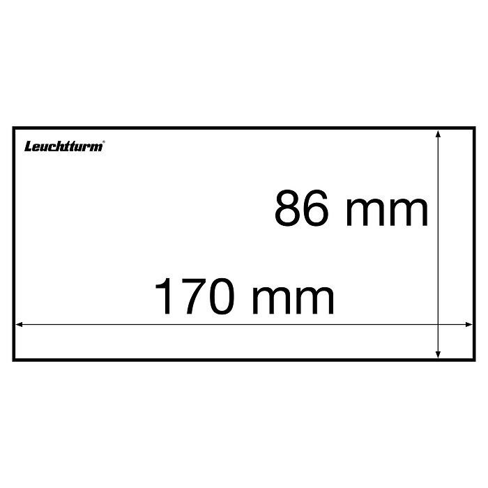 Basic 170 Banknoten Schutzhüllen, 50er Pack