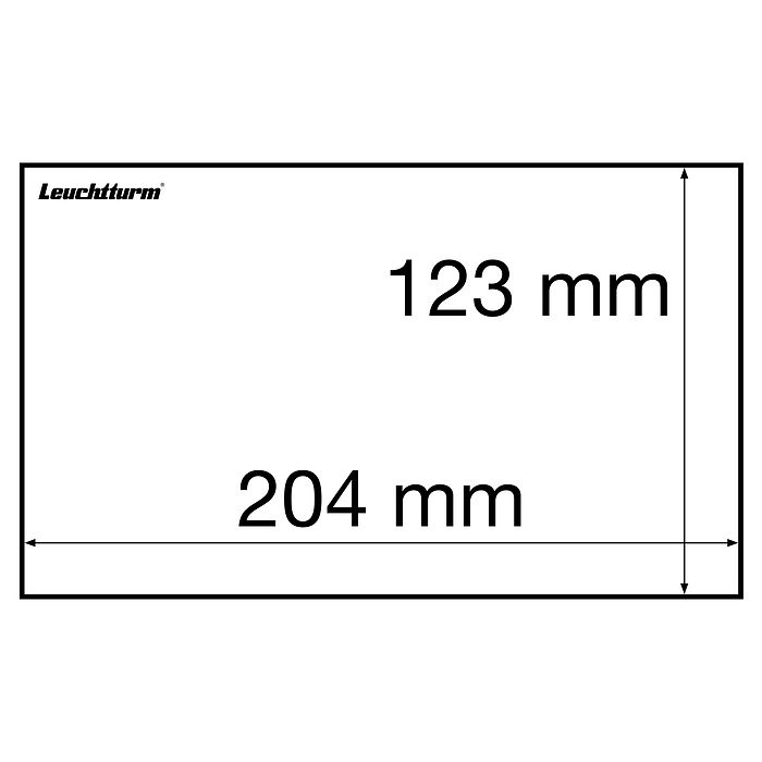 Basic 204 Banknoten Schutzhüllen, 50er Pack