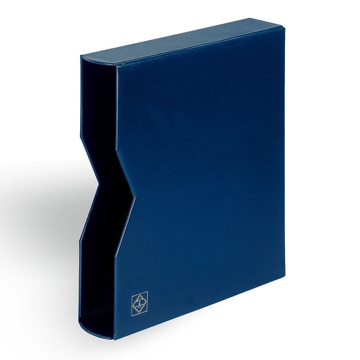 Optima Ringbinder im Classic-Design, inkl. Schutzkassette, blau