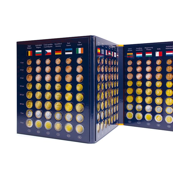 Münzalbum PRESSO Euro Coin Collection, für 26 Euro-Kursmünzensätze