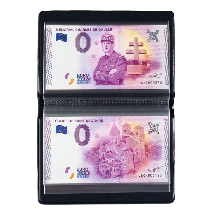 Route Taschenalbum für 40x Euro Souvenir Banknoten