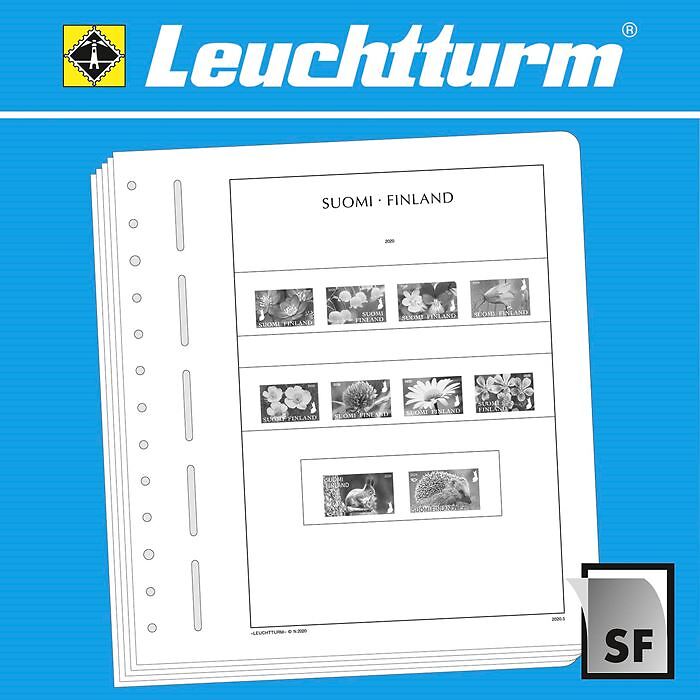 Leuchtturm Vordruckblätter mit Klemmtaschen Finnland 2015-2019