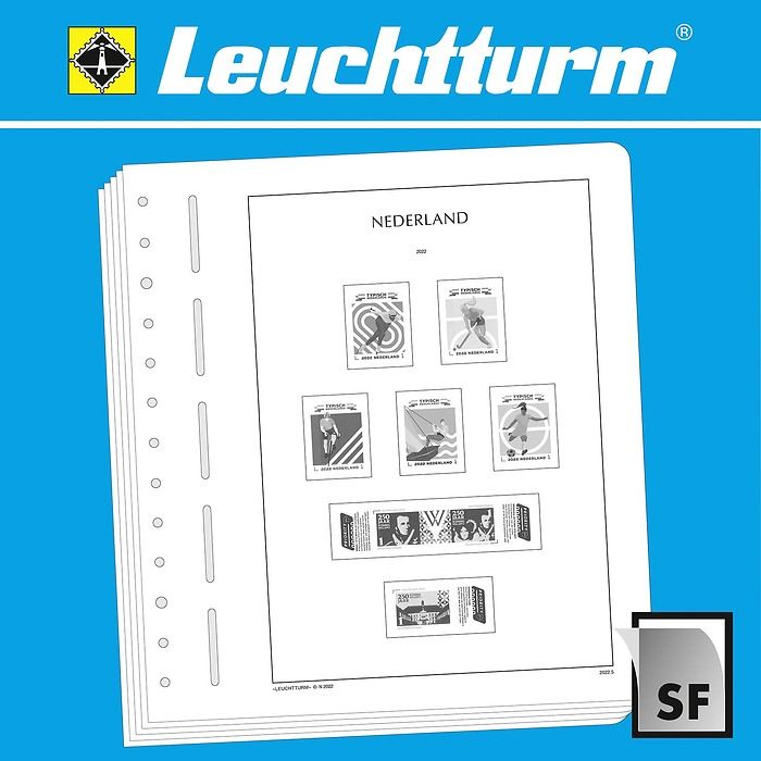 Leuchtturm Vordruckblätter mit Klemmtaschen Niederlande 2015-2019