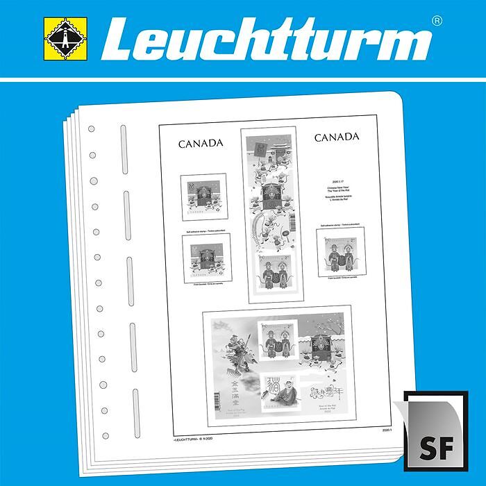 Leuchtturm Vordruckblätter mit Klemmtaschen Canada 2015-2019