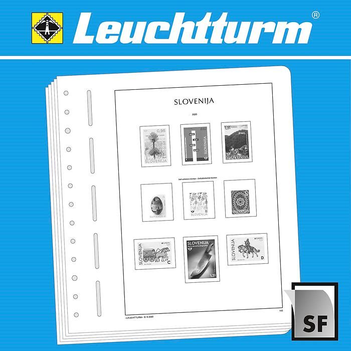 LEUCHTTURM SF-Vordruckblätter Slowenien 2015-2019