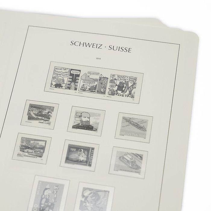 Leuchtturm Nachtrag mit Klemmtaschen Schweiz 2019