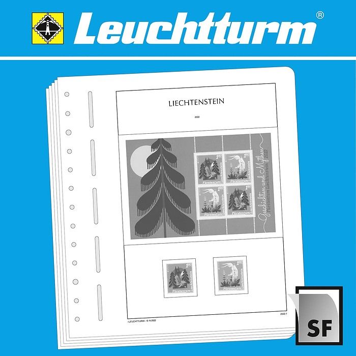 Leuchtturm Nachtrag mit Klemmtaschen Liechtenstein 2019