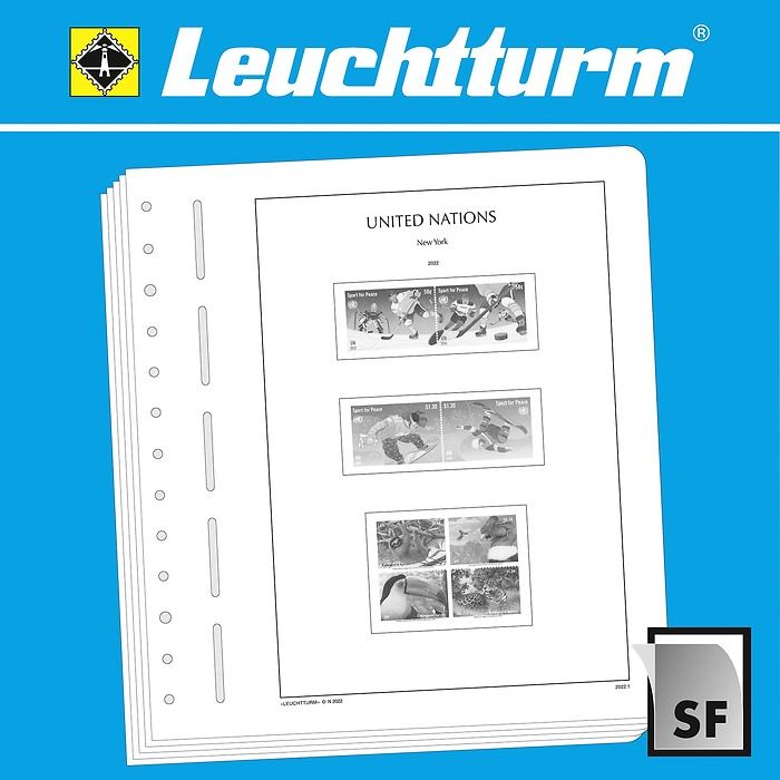 Leuchtturm Nachtrag mit Klemmtaschen UNO New York 2019