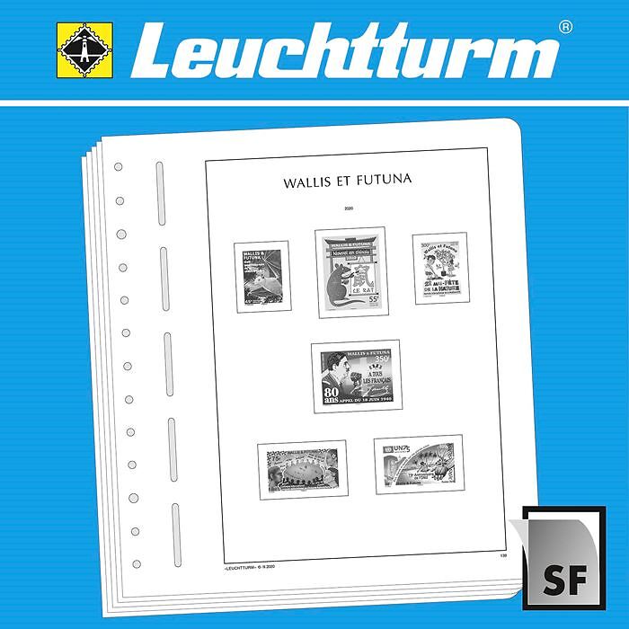 Leuchtturm Nachtrag mit Klemmtaschen Wallis& Futuna 2019