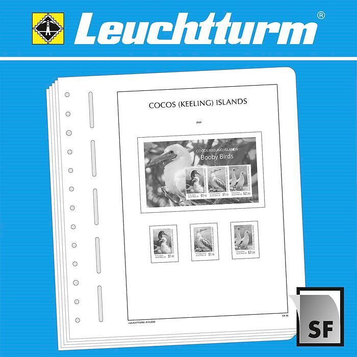 Leuchtturm Nachtrag mit Klemmtaschen Kokos (Keeling) Inseln  2019