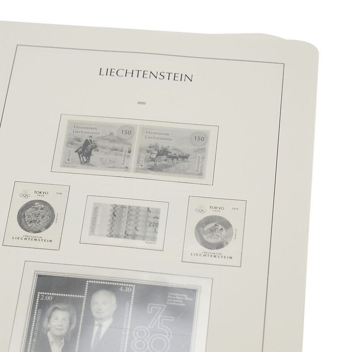 Leuchtturm Nachtrag mit Klemmtaschen Liechtenstein 2020