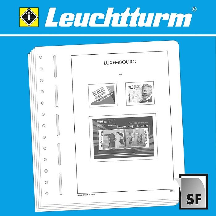 Leuchtturm Nachtrag mit Klemmtaschen Luxemburg 2020