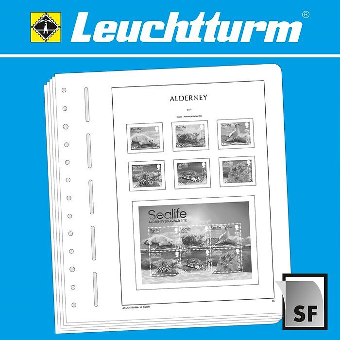 Leuchtturm Nachtrag mit Klemmtaschen Alderney 2020