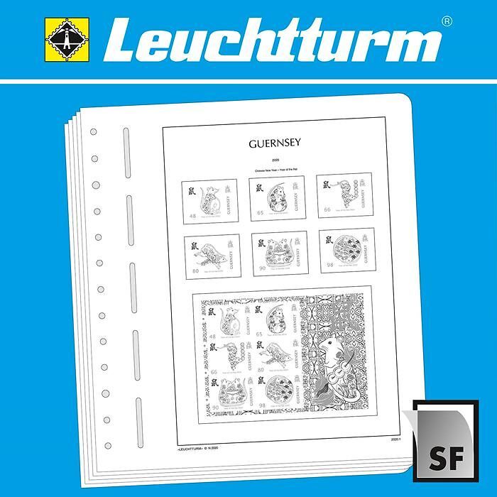 Leuchtturm Nachtrag mit Klemmtaschen Guernsey 2020