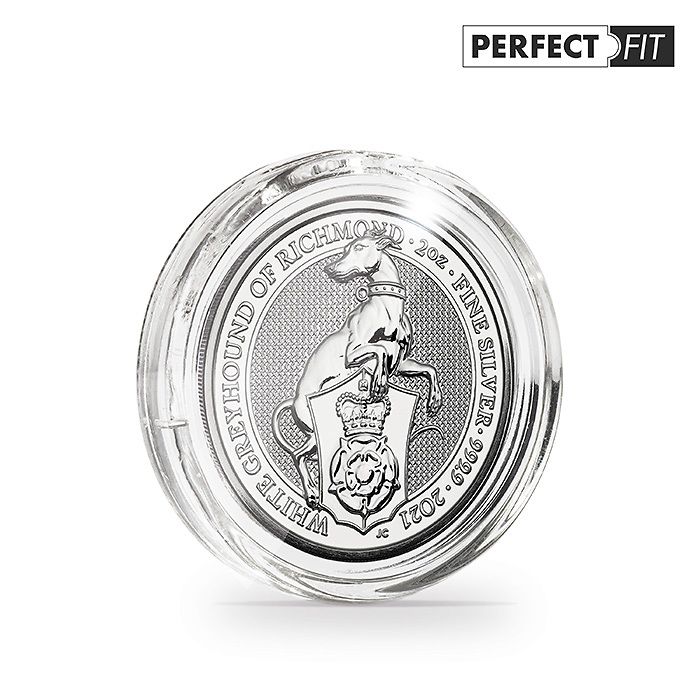 Ultra Perfect Fit Münzkapseln  für 2 oz. Queen's Beasts Silver (38,61 mm), 10er-Pack