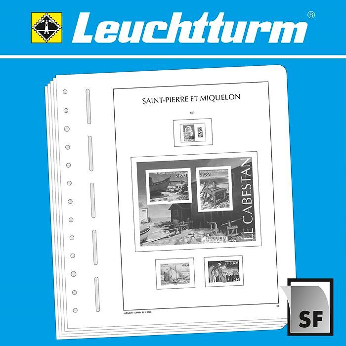 Leuchtturm Nachtrag mit Klemmtaschen St.Pierre & Miquelon 2020