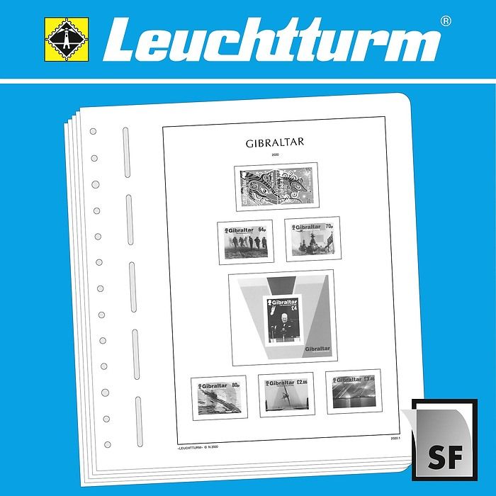 Leuchtturm Nachtrag mit Klemmtaschen Gibraltar 2020