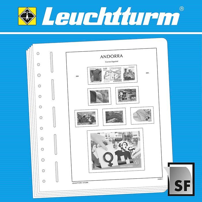 Leuchtturm Nachtrag mit Klemmtaschen Andorra spanisch 2020