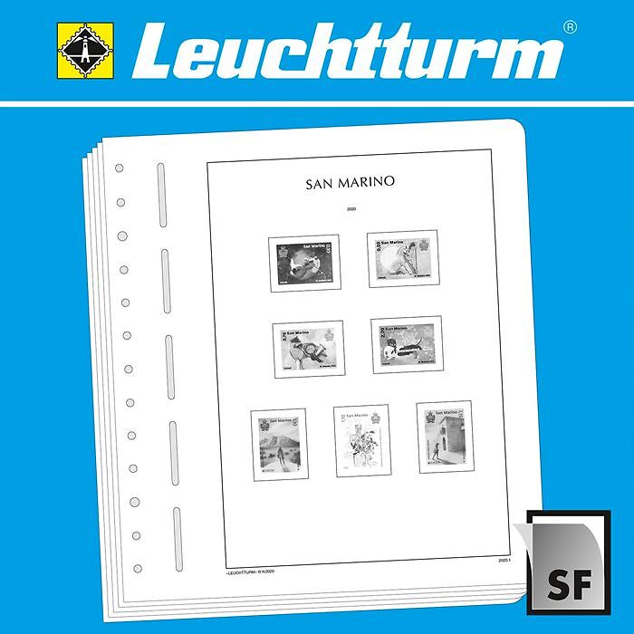 Leuchtturm Nachtrag mit Klemmtaschen San Marino 2020