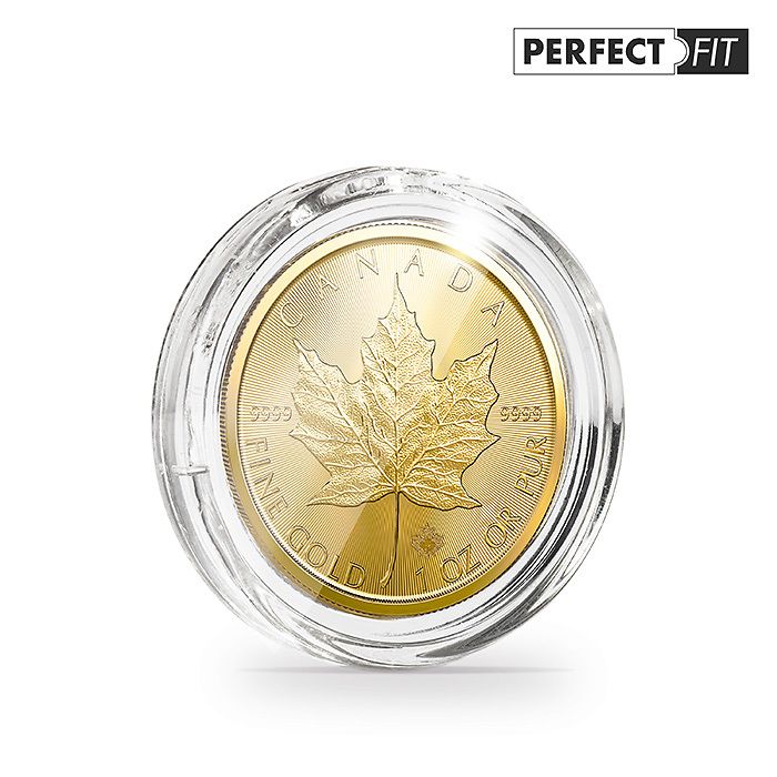 Ultra Perfect Fit Münzkapseln   für 1 oz. Maple Leaf Gold (30,00 mm), 10er-Pack