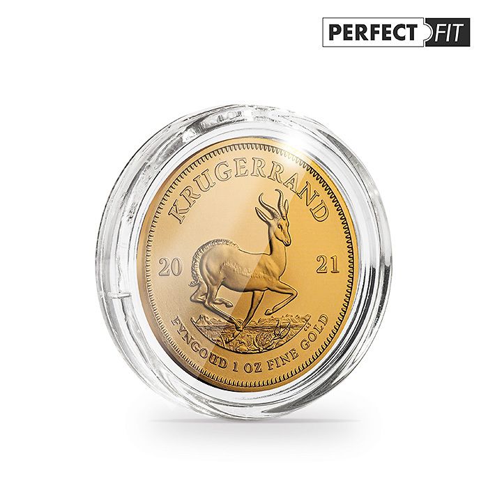 Ultra Perfect Fit Münzkapseln   für 1 oz. Krügerrand Gold (32,60 mm), 10er-Pack