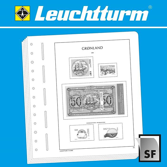 LEUCHTTURM SF-Vordruckblätter Grönland 2020-2023