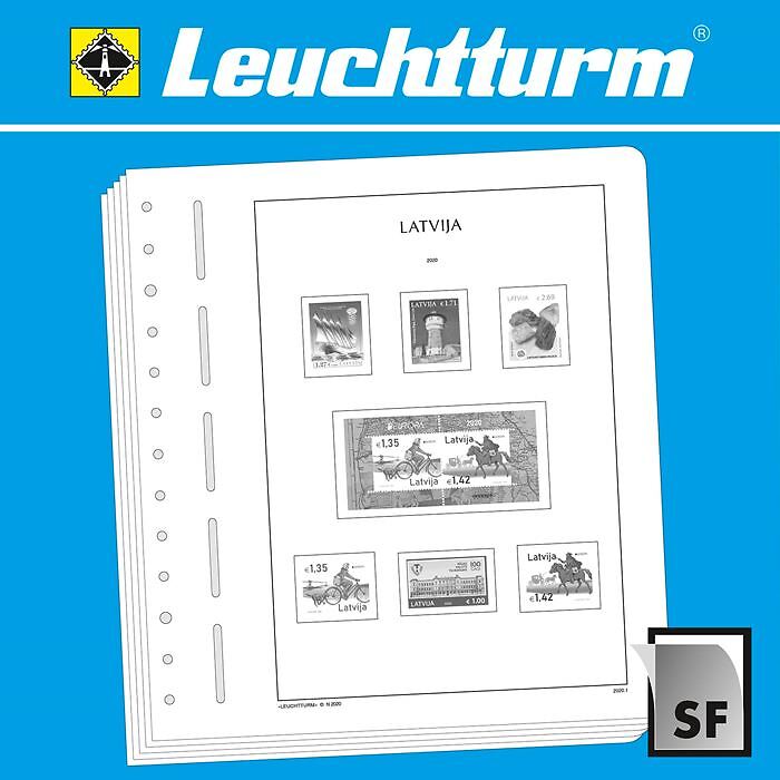 Leuchtturm Nachtrag mit Klemmtaschen Lettland 2021