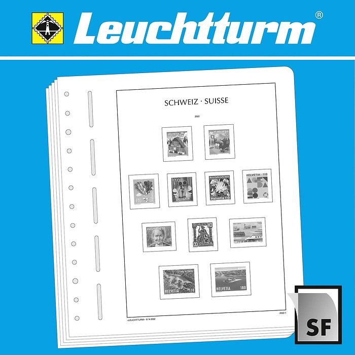 LEUCHTTURM SF-Vordruckblätter Schweiz 2020-2023