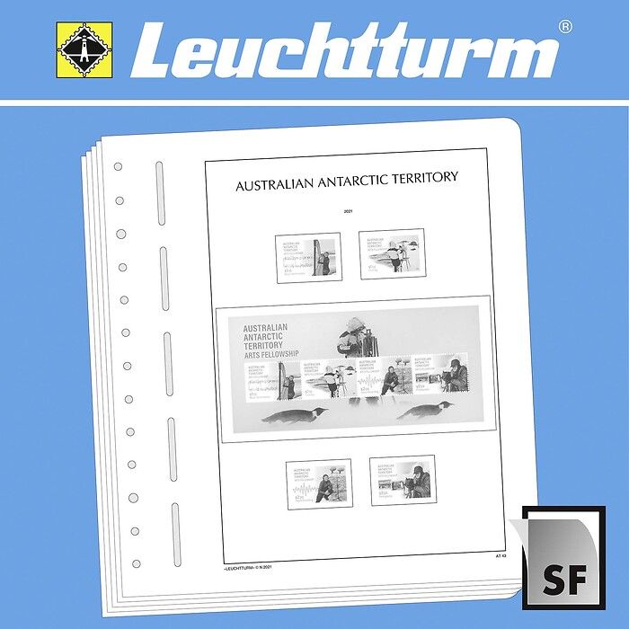 Leuchtturm Nachtrag mit Klemmtaschen Australische Antarktis  2021