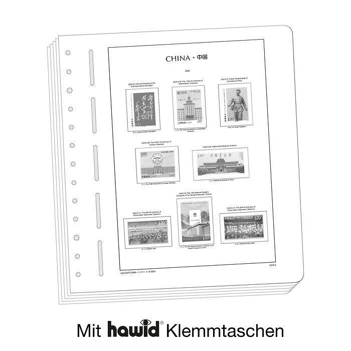 LEUCHTTURM SF-Vordruckblätter China 2020-2023