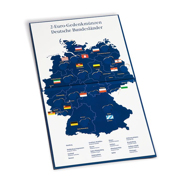 Presso Münzalbum für 2 Euro Münzen 'Deutsche Bundesländer'