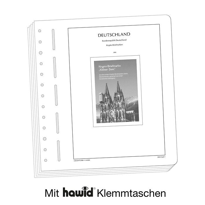 LEUCHTTURM SF-Nachtrag Bundesrepublik Deutschland CRYPTO-Marken 2024