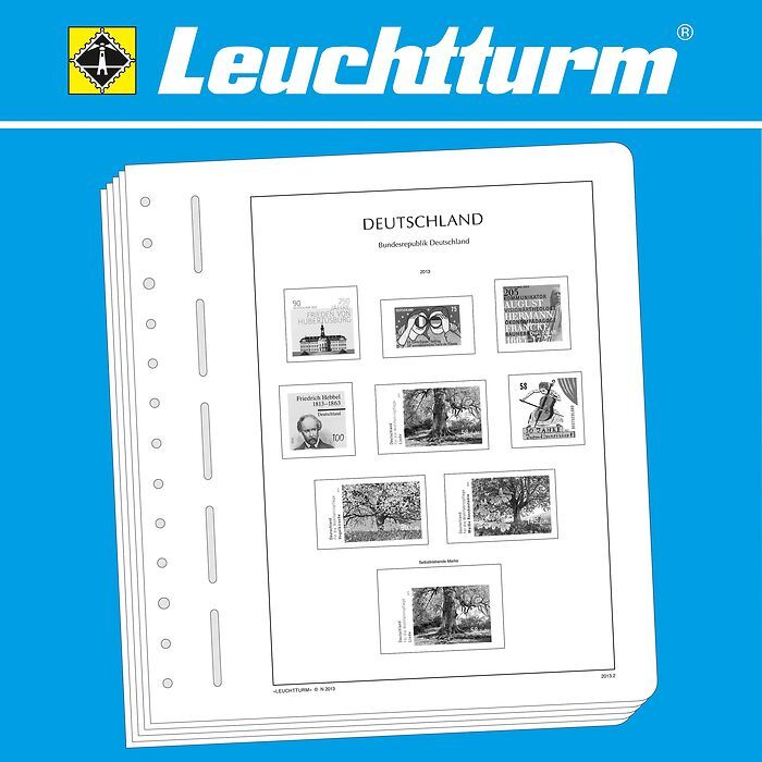 Leuchtturm Vordruckblätter Amrikanische und Britische Zone